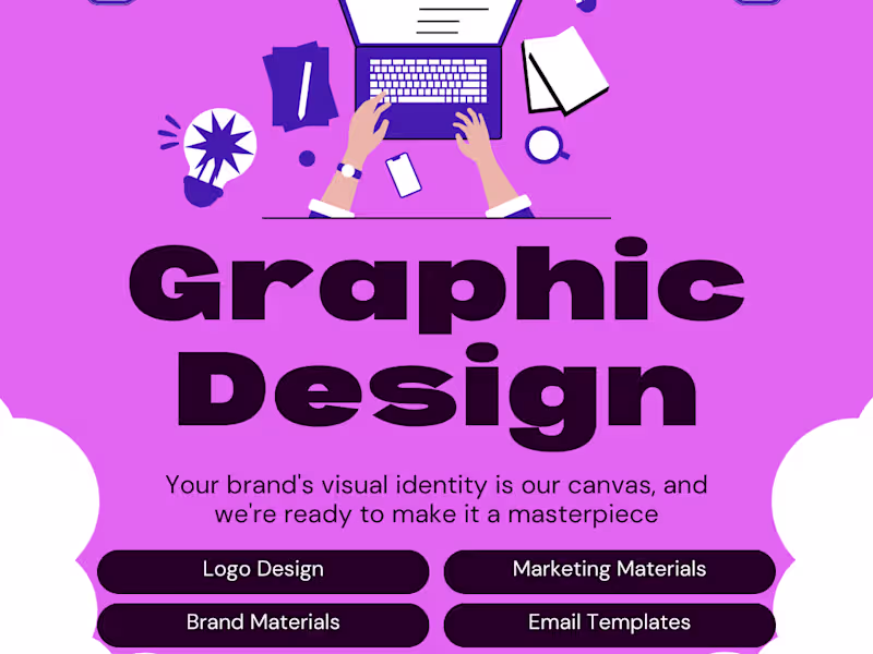 Cover image for Graphic Design, Branding, marketing materials 