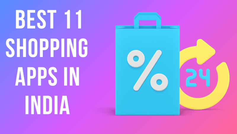 Cover image for best 11 shopping apps in India