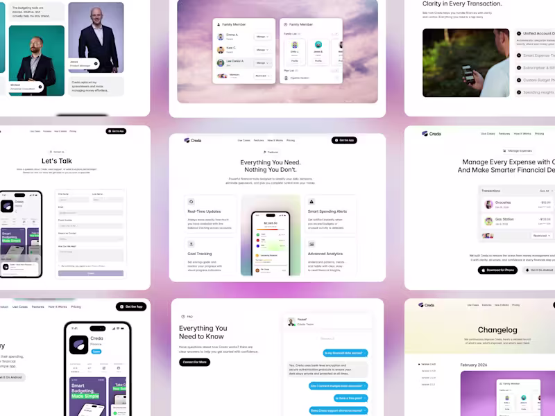 Cover image for Web Design built in Framer with Support
