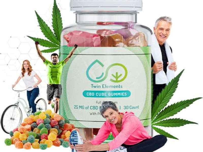 Cover image for Twin Elements CBD Gummies