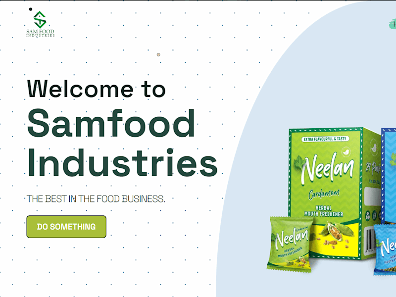 Cover image for Ecommerce Hub: Sam-Food-Industries