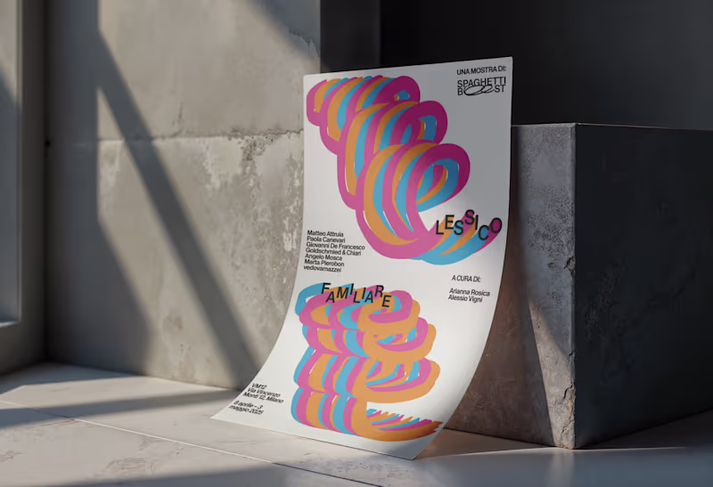 Cover image for Lessico Familiare. Communication for an unrealised exhibition