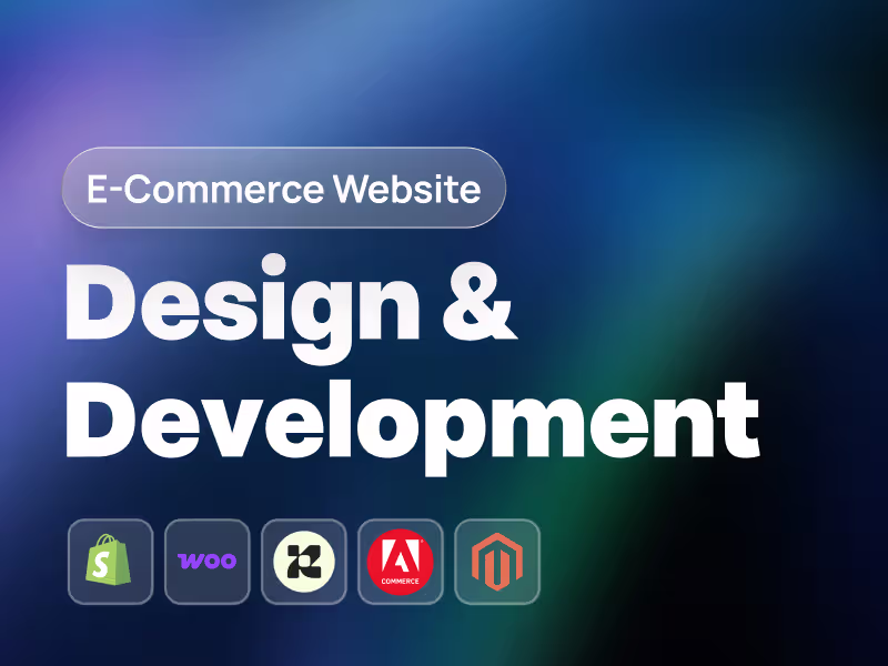 Cover image for E-Commerce Website Design & Development