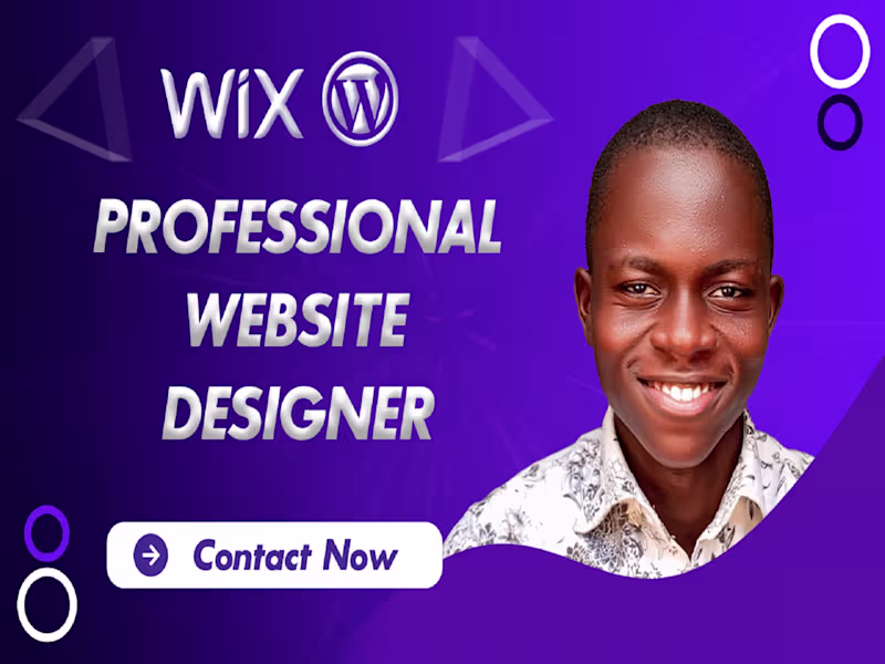 Cover image for I will design a professional website, blog website desi