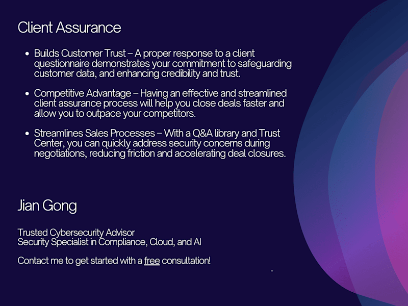 Cover image for Answer Your Client's Security Questionnaire