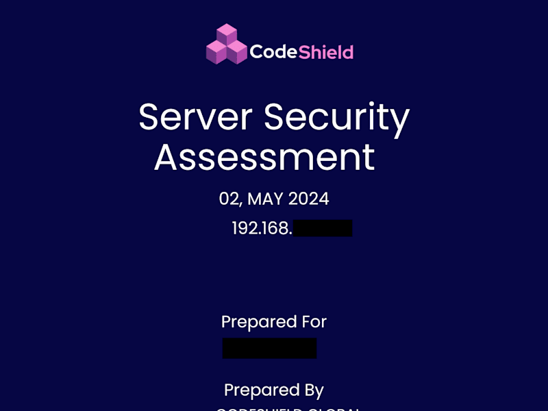 Cover image for Comprehensive Server Security Assessment