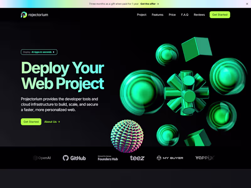 Cover image for Projectorium — SaaS Web Platform For CI/CD