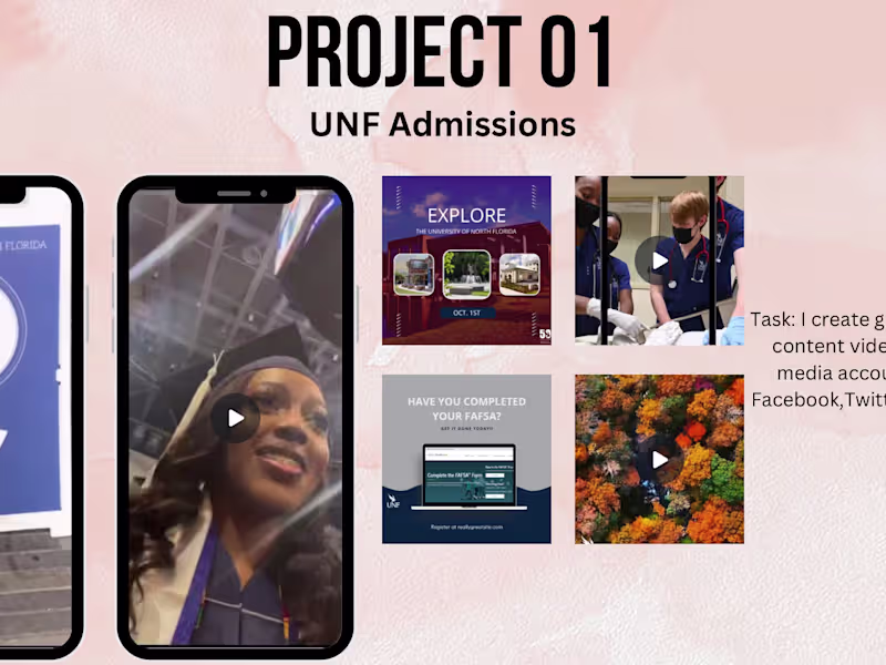 Cover image for UNF Admissions