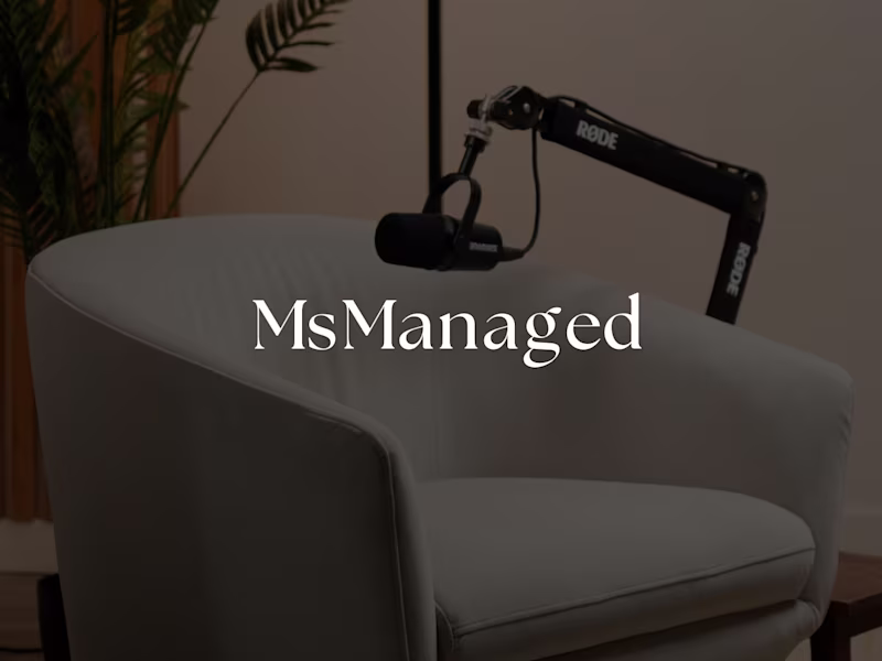 Cover image for Visual identity design project for MsManaged
