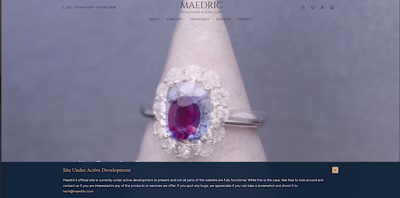 Cover image for Maedric is a Singapore-based jewellery