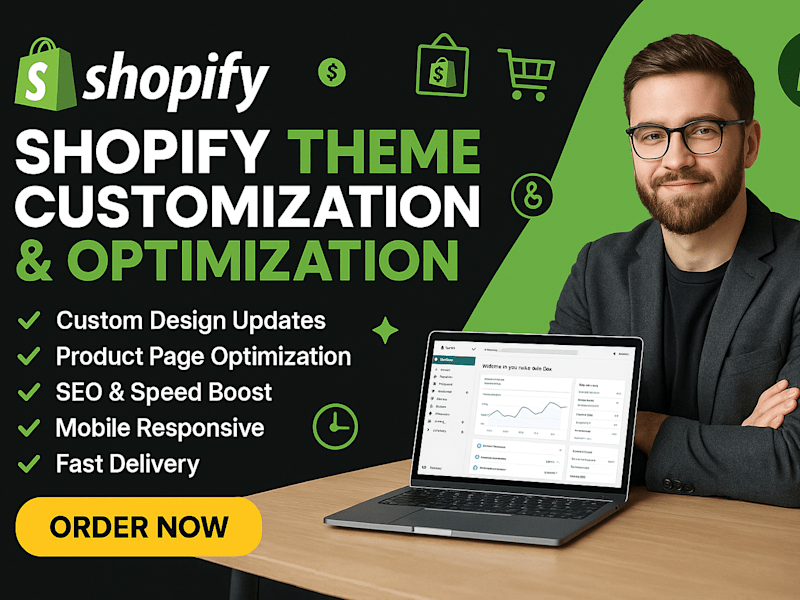 Cover image for Shopify Theme Customization & Optimization