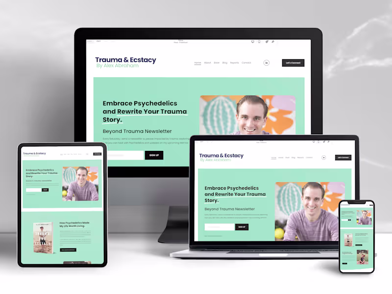 Cover image for Trauma Squarespace Website