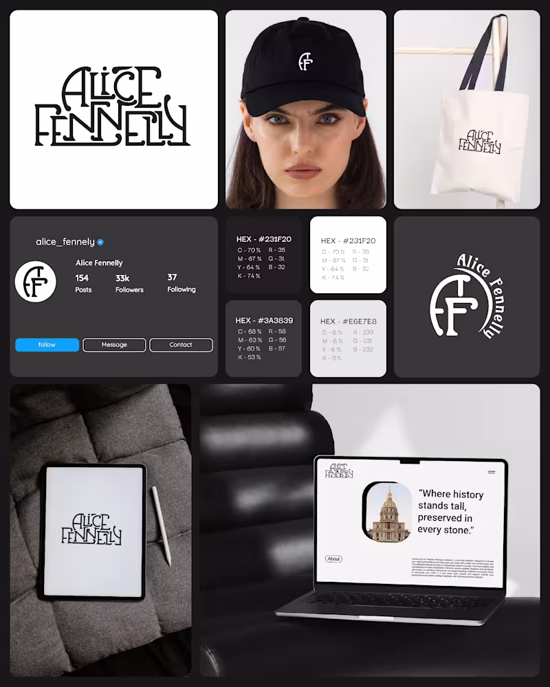 Cover image for Just wrapped up a personal brand identity project inspired b...