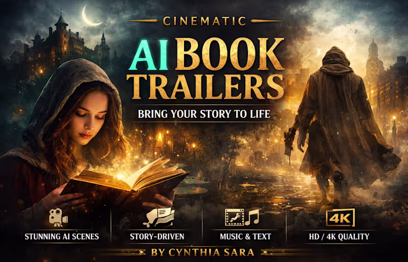 Cover image for Cinematic AI Book Trailer Production