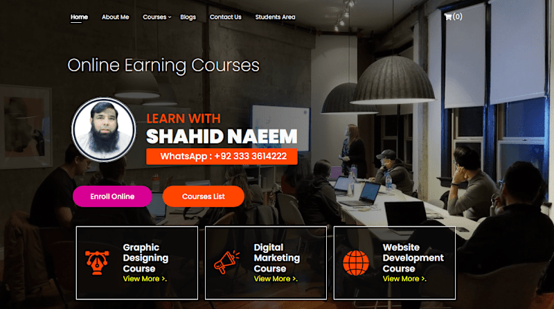 Cover image for Educational Website(LMS Website)