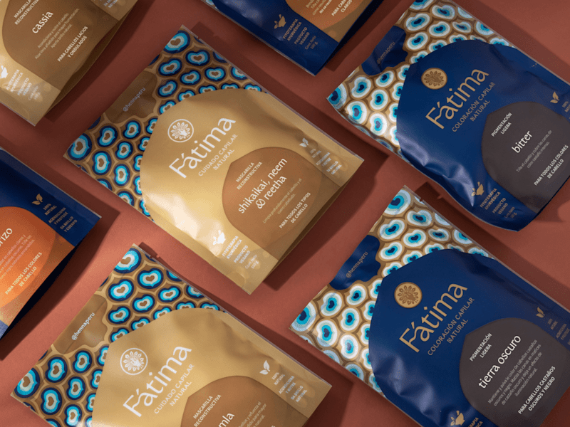 Cover image for Packaging for Fátima, Natural Hair Care