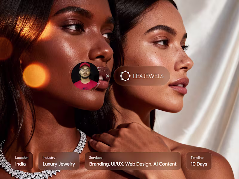 Cover image for Lexjewels Landing Page Design
