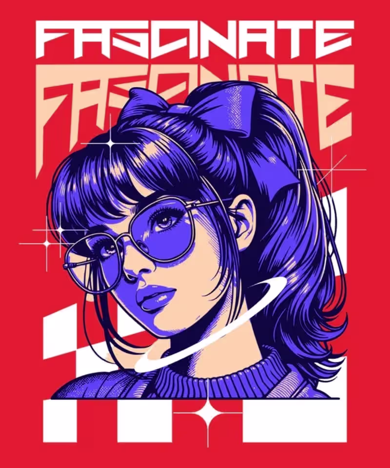 Cover image for The Most Trendy Y2k Style T-shirt Designs Template