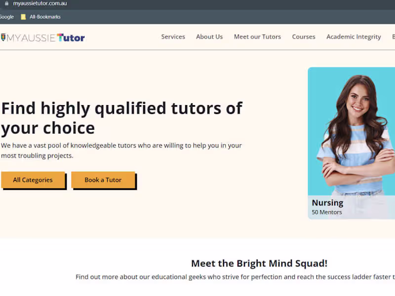 Cover image for My Aussie Tutor