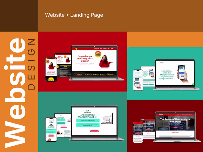 Cover image for Website & Landing Page Design