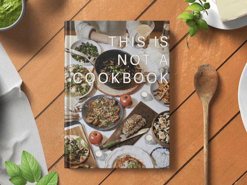 Cover image for "This is Not a CookBook" Cookbook