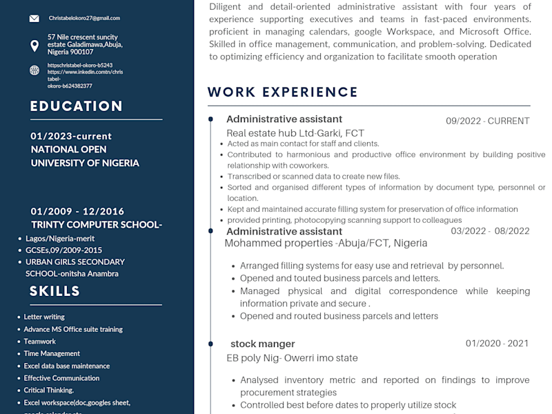 Cover image for Resume design 