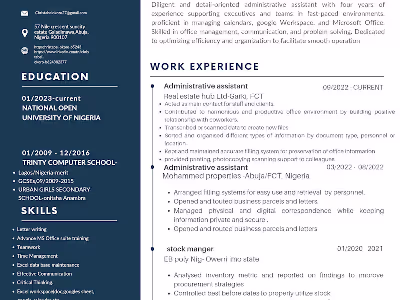 Cover image for Resume design 