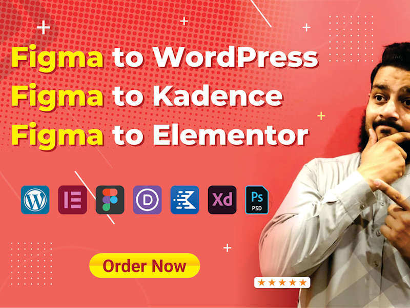 Cover image for Figma to WordPress or Figma to Elementor Divi Webflow Kadence