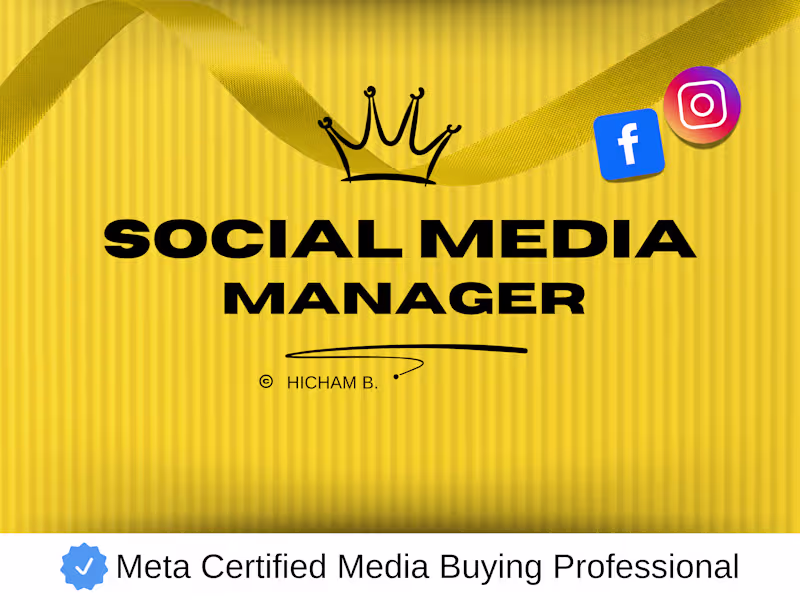 Cover image for Social media management and content creation