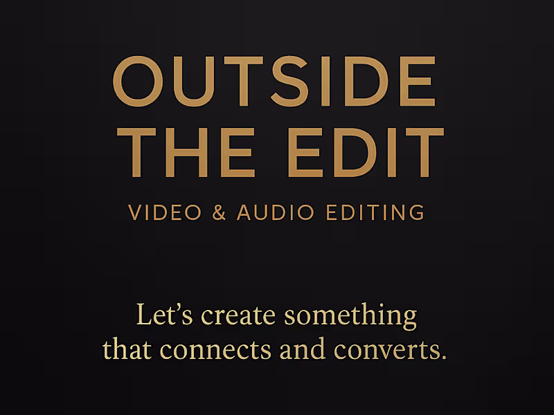 Cover image for Polished Video Edits That Connect, Convert & Retain Views