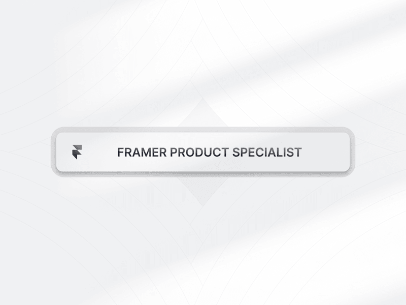 Cover image for Framer Product Specialist 