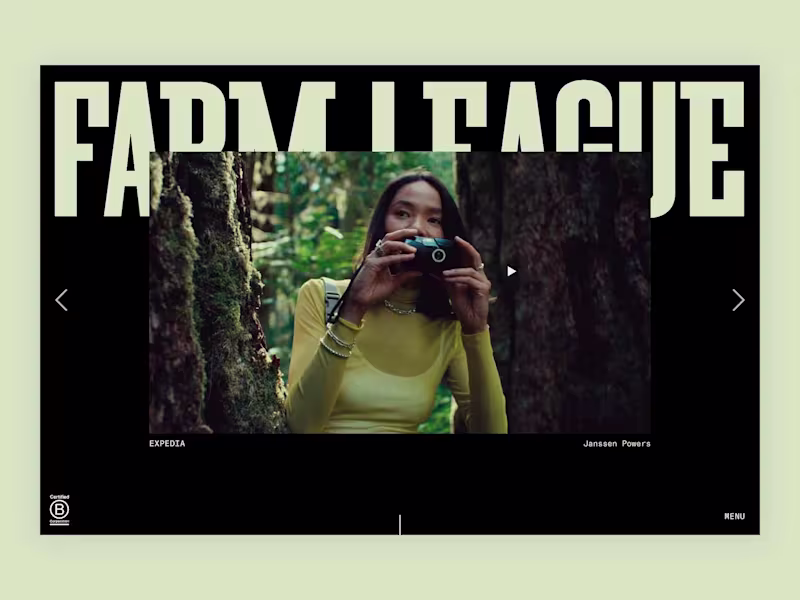 Cover image for Portfolio Website — Farm League