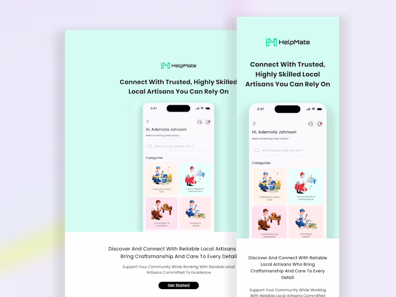 Cover image for Trust Led Email Template Design for HelpMate Using Stripo