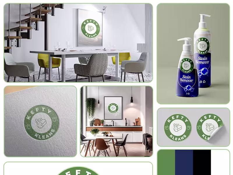 Cover image for Visual Identity Design for KEFTY KLEANS