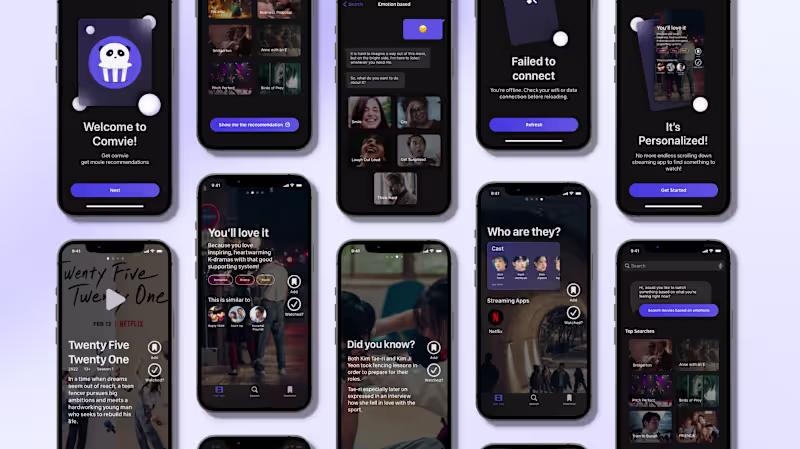Cover image for Comvie: helping young adults decide what to watch