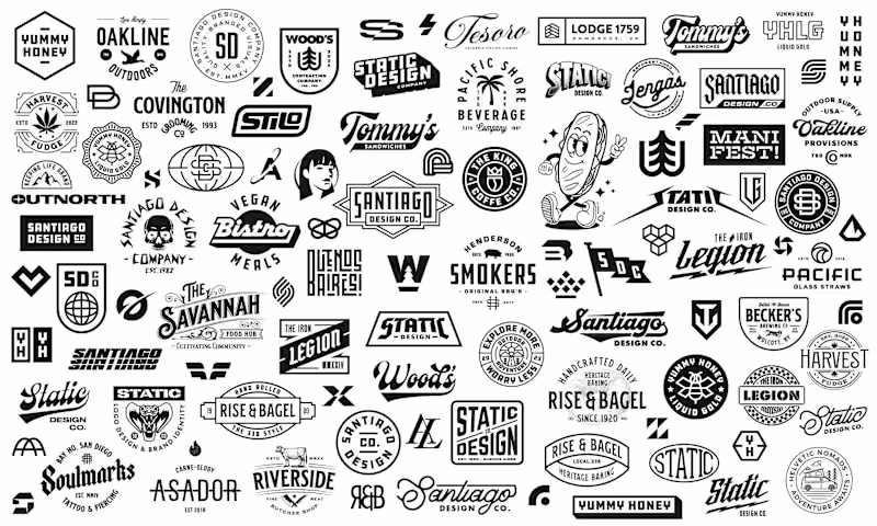 Cover image for A selection of logos I’ve created over the years. A snapshot...