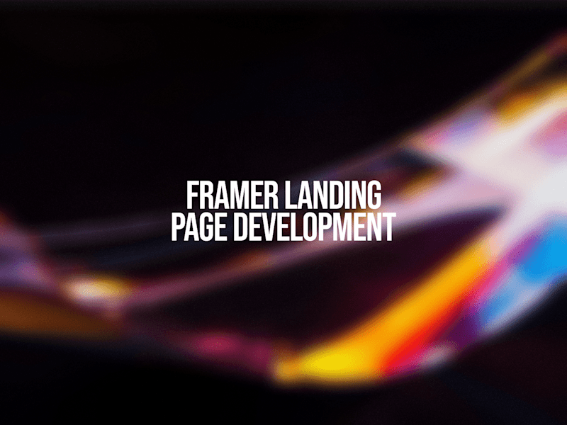 Cover image for Framer Landing Page