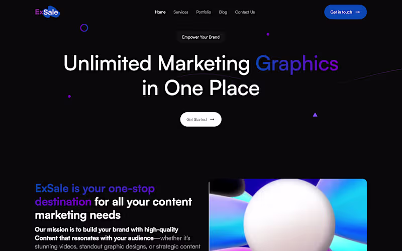 Cover image for Exsale Website