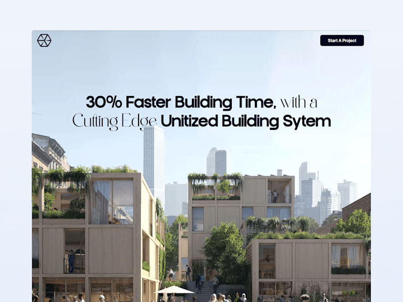 Cover image for Future-Forward Website for Qube Modular Construction