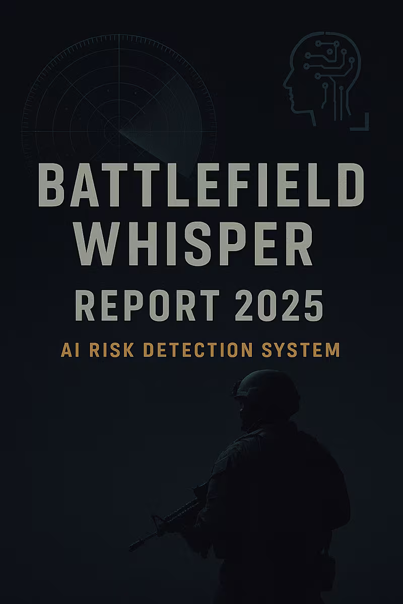 Cover image for Battlefield Whisper – Multimodal Risk Detection Research Report 