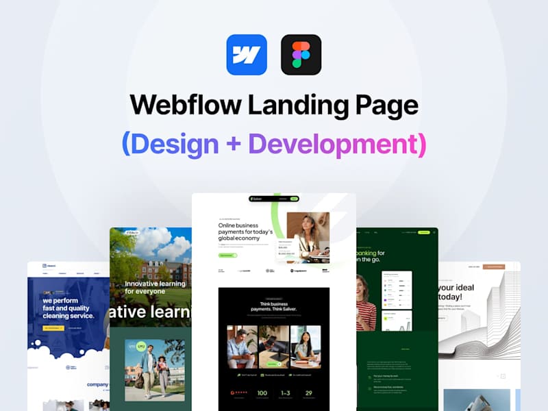 Cover image for Webflow Development (Design + Development)