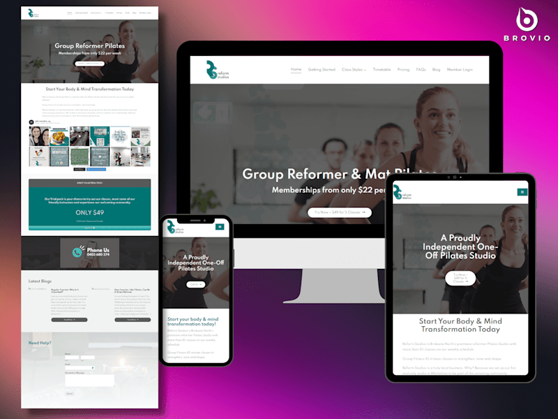 Cover image for Engaging and Responsive Website Redesign for Reform Studios