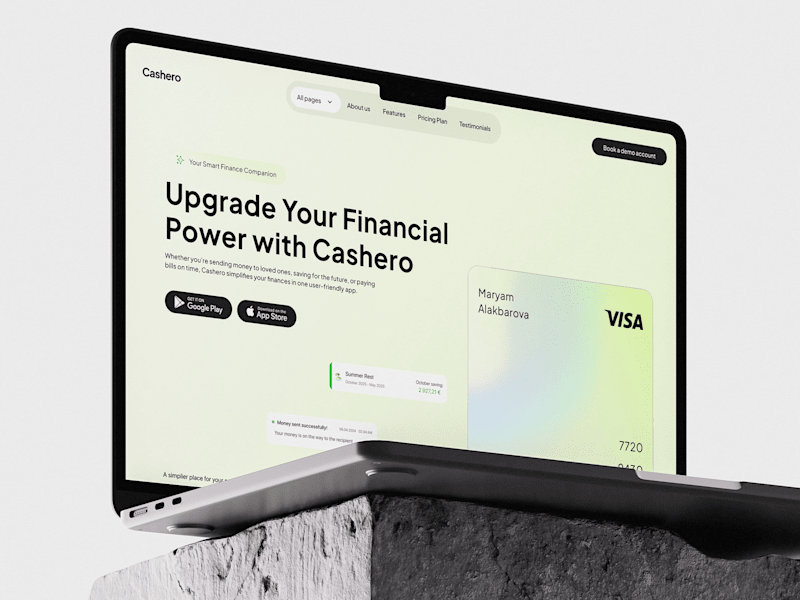 Cover image for Cashero Framer Website 