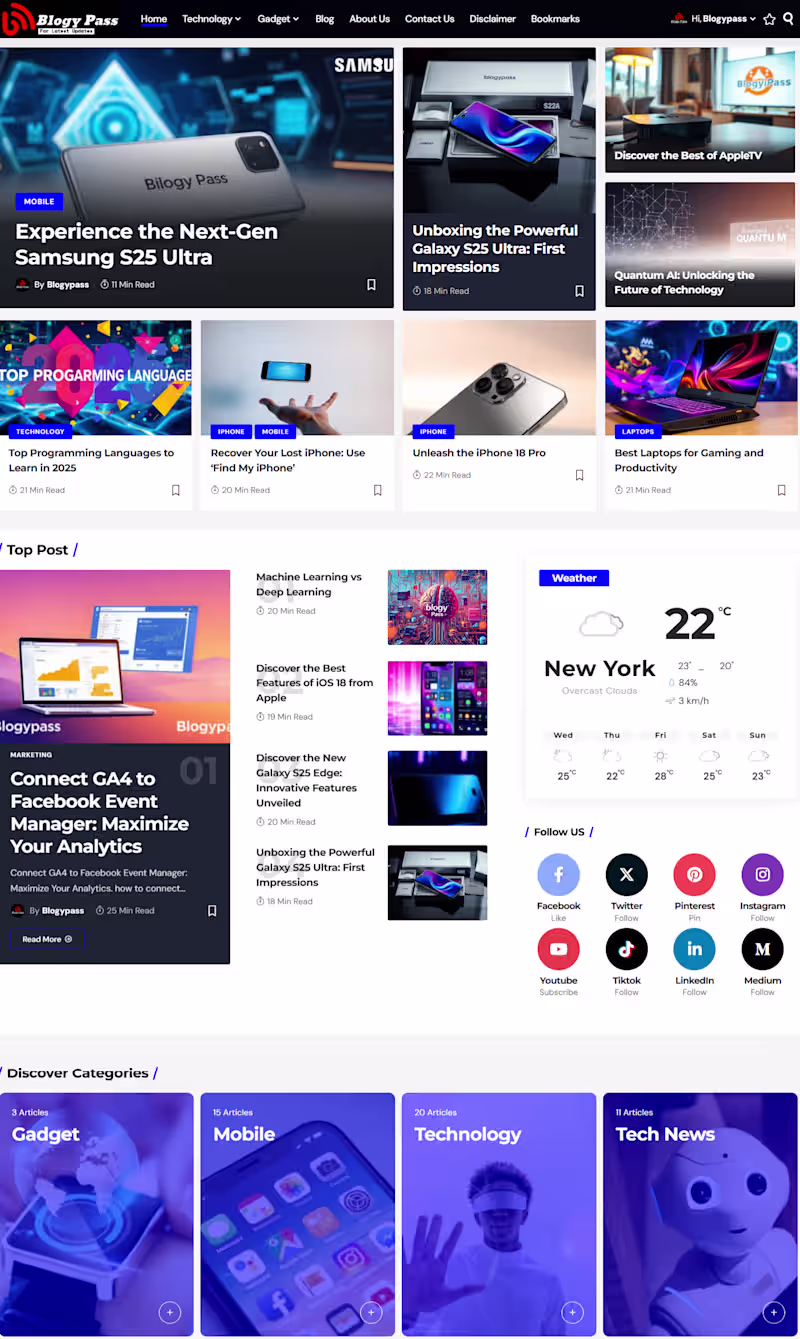 Cover image for Build Complete Speed Optimized BlogNews WordPress Website.png: