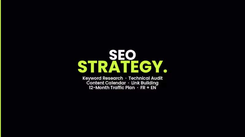 Cover image for SEO Strategy & Organic Growth Plan