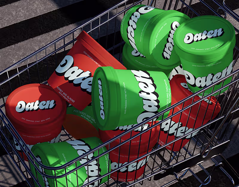 Cover image for Oaten Brand Identity and Packaging Design