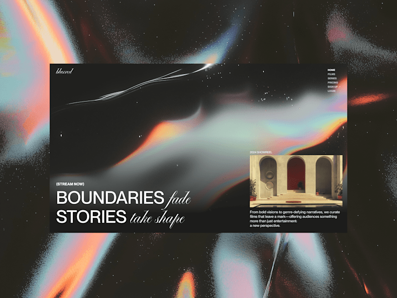 Cover image for Blurred