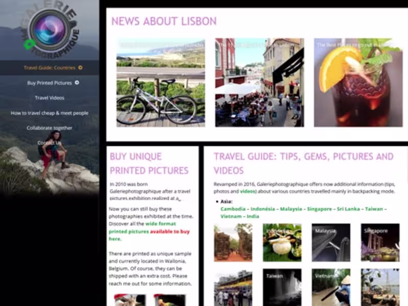 Cover image for Travel Guide Website