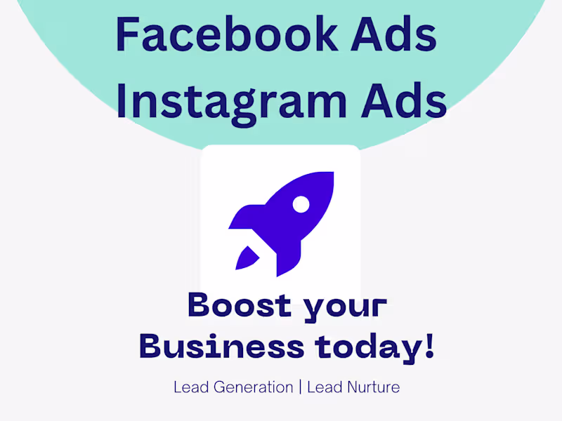 Cover image for I will run Facebook and Instagram Ads for you