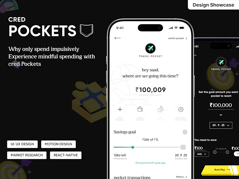 Cover image for Wallet Pockets - Achieve your goals with Cred Pockets